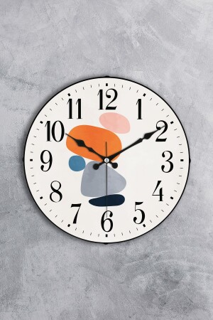 36 cm echtes Kuppelglas, fließende Sekunden, geräuschloser Mechanismus, dekorative Wanduhr NS-S - EMORES