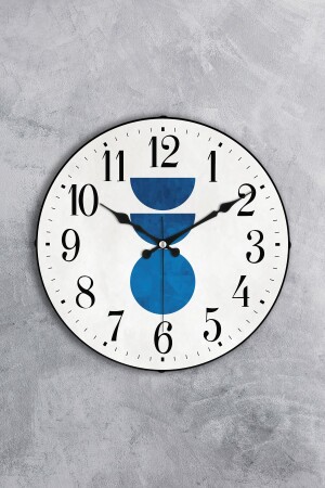 MNZ-36 سم زجاج القبة الحقيقية تدفق الثواني الآلية الصامتة ساعة الجدار الديكورية NS-S - EMORES