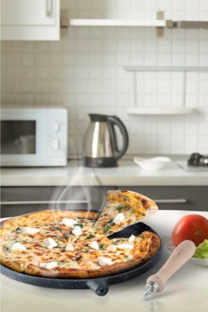 منز-مقطوعة غرانيت فطيرة كبيرة الحجم 36 سم - Lotus Plus