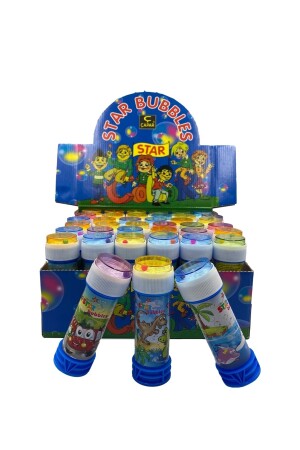 36 Stück sterngeblasene Schaumstoffblasen, niedliche Charaktere, Spielzeug, Schaumballonblasen, 36 Stück gzlyzstar36 Stück - 2