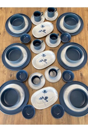 مجموعة طعام طعام مـنـز-ماتبـلو طعام الإفطار 37 قطعة لـ 6 أشخاص dmtaks2022399 - Keramika