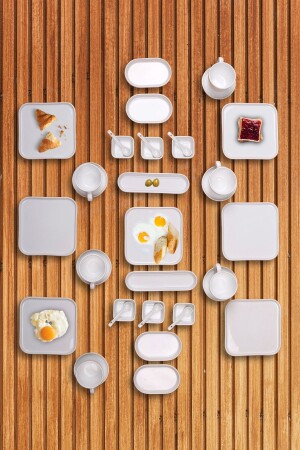 37 Parça Tea Serisi Çay Seti - Kahvaltı Takımı - Evimsepette