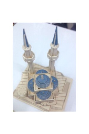 3d Büyük Boy Ahşap Cami Maketi Puzzle Ayasofya Camisi - 7