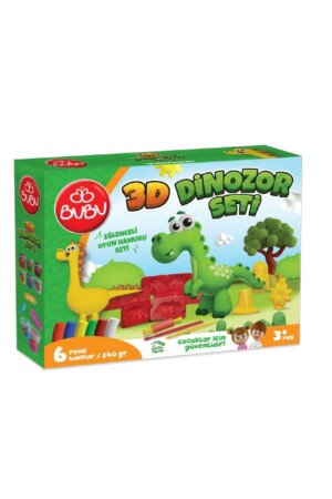 3D-Dinosaurier-Spielteigformen und Spielteig-Set - 1