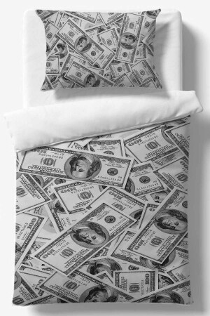 عملات الدولار 3D ذات النمط الواحد غطاء السترة المحدد elsedekornevtek49 - Else Dekor