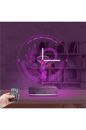 3D Lampe personalisierte Uhr Apotheker Geschenk Apotheke Logo Design NGSLK019 - 5