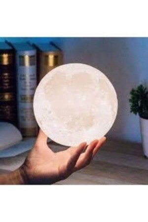 3D-LED-Mond-Nachtlicht, wiederaufladbare Lampe, 15 cm, AK-HSN3 - 6