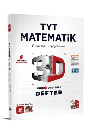 3D Tyt Video unterstütztes Mathematik-Notizbuch Vdd 2024 - 3