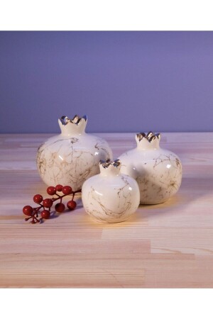 3er-Pack dekorativer Granatapfel TYC00296871834 - 4