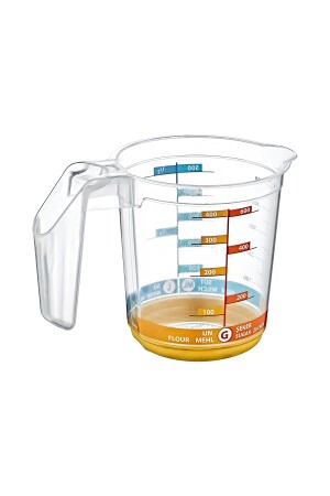 (3er-Set) Tropfenmessbecher-Set 500 ml – 1000 ml – 1750 ml Mixer und Rührschüssel EF-01 - 6