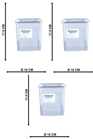 3'lü Antrasit Bulaşık Makine Tableti Ve Deterjan Renkliler - Beyazlar Kavanozu-kutusu 3LüAnt2Lt - 5