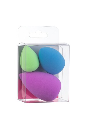 3'lü Mini Makyaj Süngeri - 3 Pieces Blending Sponge Set - 048 - 8690604598588 0911028-048 - 2