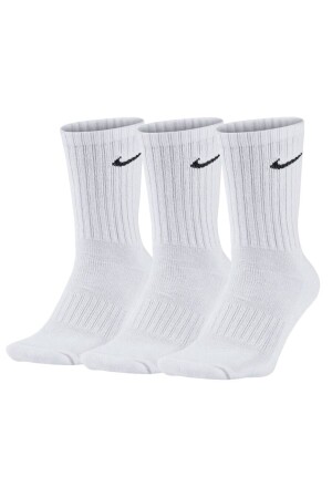 3'lü Nike Beyaz Çorap Sporcu Beyaz Nike Çorap - 1