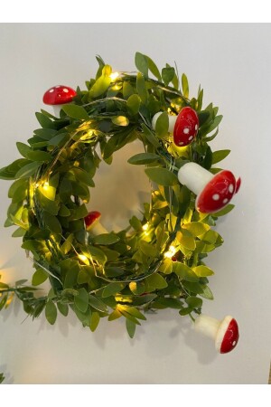 ميني فطر ديكوراتيف من قشرة الشريط ورقة 3m ضوء النهار أدى الغاز الطبيعي أنبوب الزينة - Kozmoparti