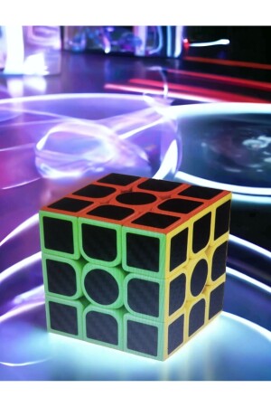 3X3X3 PROFESSIONAL SPEED CUBE CARBON FIBER - CARBON FIBER PROFESSIONAL RUBIC INTELLIGENCE PATIENCE CUBE - 2