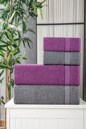 مجموعة من أدوات الحمام من الحلم من 4 أدوات (2 أدوات اليد ووجهه و رأسه - 2 أدوات الجسم) - Pamira