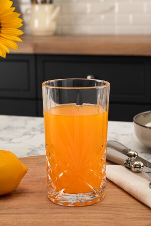 مجموعة من 4 كؤوس مشروبات ملونة 370 مل 1KBARD0524-8682116232814 - Madame Coco