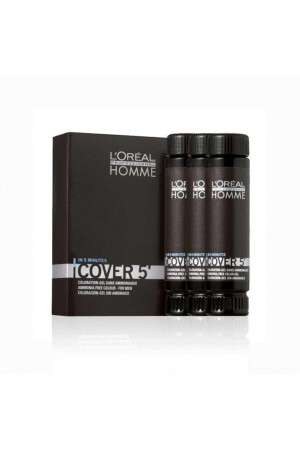 ملون الشعر السريع من دون أمونيا للرجال رقم:4- كاستين 3x50 مل 3474634006474 - L'oreal Professionnel