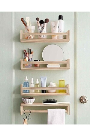 مكنز الخشبية 4 قطع فوق أسفل نموذج غرف الحمام أسفل 45ı FD1700 - FD CONCEPT