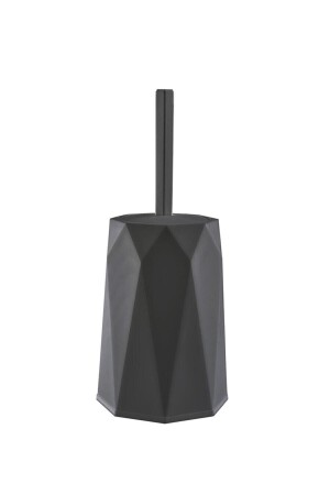 مجموعة حمام من 4 قطع من البلاستيك 5 قطرات قمامة القمامة صمام فرشاة الحمام مجموعة من 4 قطع (ANTHRACITE) 389 - elifplastik