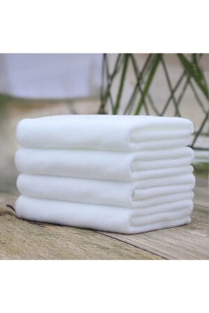 مجموعة من 4 50x80 سم من الحمام البيضاء من القطن BYZ. HVL. 4X - CottonTherapy