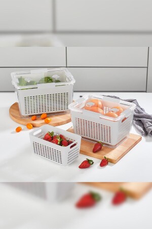 (منز) - المنزل (لافين) 4 لتر حاوية تخزين 800. 004 - Selka