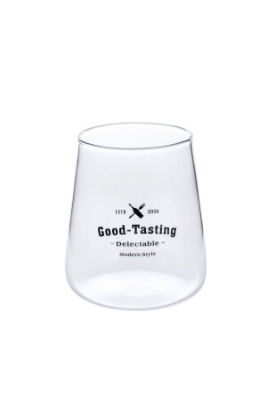 4 Adet Good Tasting Isıya Dayanıklı Borosilikat Cam Trend Kahve Sunum, Meşrubat Bardağı, 350ml SKZ0549-15 - 6