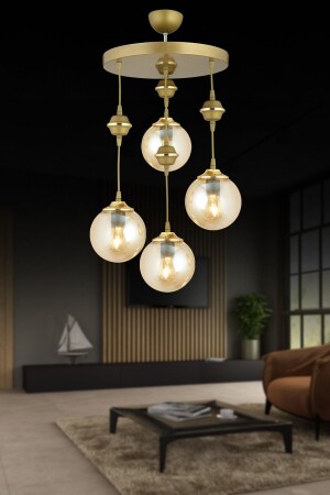 مكنز المعلقة المعلقة القديمة 4 قطع عسل زجاجي القوارب AK0002 - Kraliçe