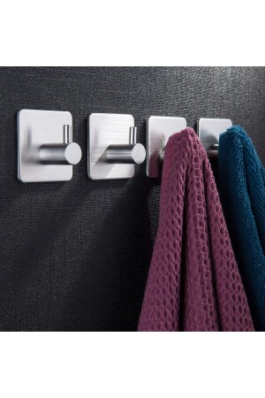 من النزيف المقاوم للصدأ 4 قطع الحمام منظمة الحمام رف المطبخ - التثبيت الملصق - لا معقب.AS2456 - DELTAHOME