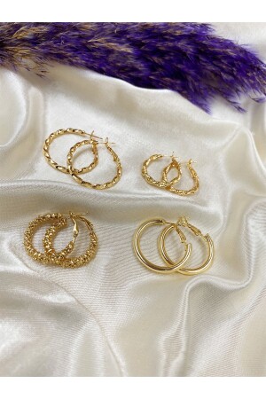 4 أزواج من الأقراط - Eylülün Takısı