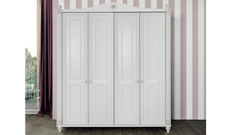 الموضة الرومانسية البيضاء من 4 أبواب - Cadde Yıldız