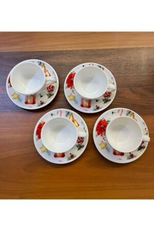 مجموعة من 4 كوبات شاي عام جديد CYFNCN14 - TEBAK COLLECTION