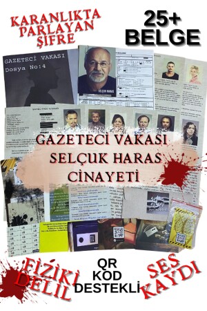 4 - Gazeteci Vakası - 26 Yıllık Gizem - Dedektiflik Oyunu Gizem Bulmaca Oyunu Suçluyu Bul - 1