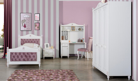 غرفة المراهقين الرومانسية من 4 أبواب - Cadde Yıldız