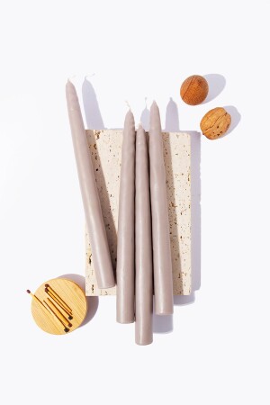 مجموعة من 4 شمعة منقعة خفيفة - Gizemli Home