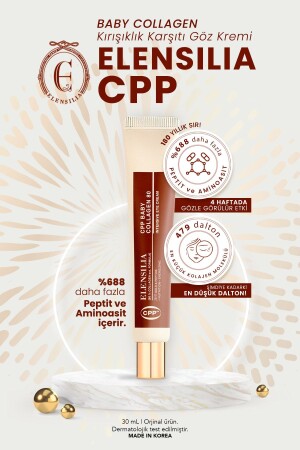 4 Haftada Etkili %80 Fransız Kolajeni Kırışıklık Karşıtı Cpp Baby Collagen Göz Kremi 30gr - 5