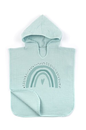 4 Kat Müslin Kapüşonlu Panço - Policolor Serisi - Bow - Tuğba Kuğu