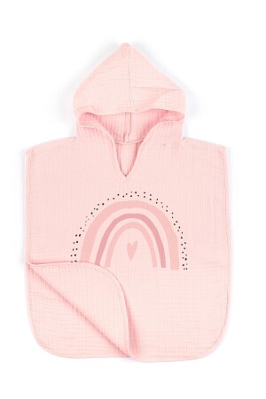 4 Kat Müslin Kapüşonlu Panço - Policolor Serisi - Bow - Tuğba Kuğu