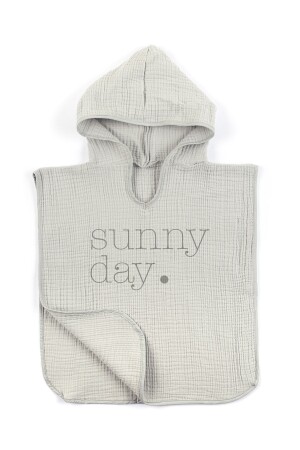 4 Kat Müslin Kapüşonlu Panço - Policolor Serisi - Dot - Tuğba Kuğu