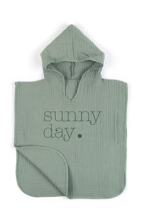 4 Kat Müslin Kapüşonlu Panço - Policolor Serisi - Dot - Tuğba Kuğu