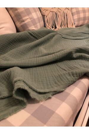 MNZ-4 طبقة غطاء السرير المسلين، 220*250 King Size، 100% Cotton Sefa2210 - Sefaoğlu tekstil