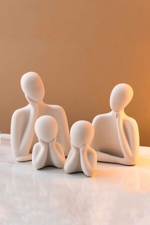 تمثال من المنس - الخرسانة العنصر العائلة ل 4 أشخاص - Lalezen Home