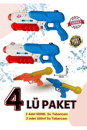 4-LUG-WASSERPISTOLE-SPIELZEUG 2PCS 500ML 2PCS 100ML 4LUZANUR - 1