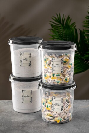 حاوية تخزين المواد المطهرة من المُستوى التاسع مع علامة 4 - صندوق تخزين المواد المطهرة من اللوحة MCH619 - Meleni Home