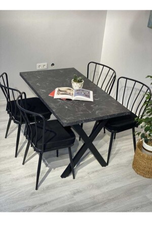 طاولة الطعام من 4 مقاعد شمسية - Mds Mobilya