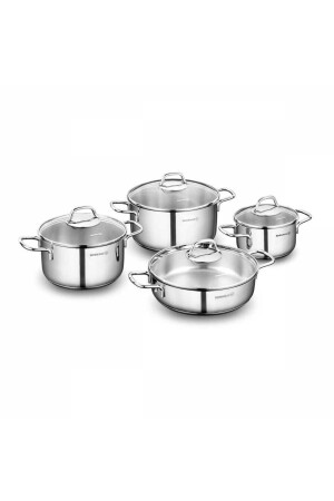 مجموعة من أدوات الطبخ من 4 قطع من طراز MNZ-A1606 Perla - KORKMAZ