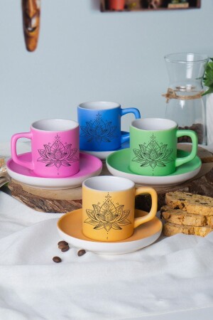 مجموعة كوب 4 قطع من MNZ-Colorful Cup Set ST_P306087 - Seraclass