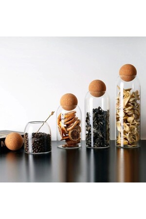 مجموعة من 4 صناديق زجاجية مع قوارب من الفناء ومواد تدمير العطور MRP273189107 - morponi