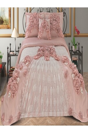 مـنـز - سرير المُعدّل صندوق المُصَنّع 4 قطع - NASHOME TEKSTİL