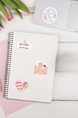 4 Sayfa İslami Motivasyon Sticker - Ajanda Telefon Laptop Bullet Journal için Ramazan Etiketi - 4